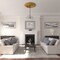 Ekena Millwork Classic Ceiling Medallion (Fits Canopies up to 8 1/4"), 44 1/2"OD x 4"ID x 4 "P, Pharaohs Gold CM44CLPGS - alternate 3